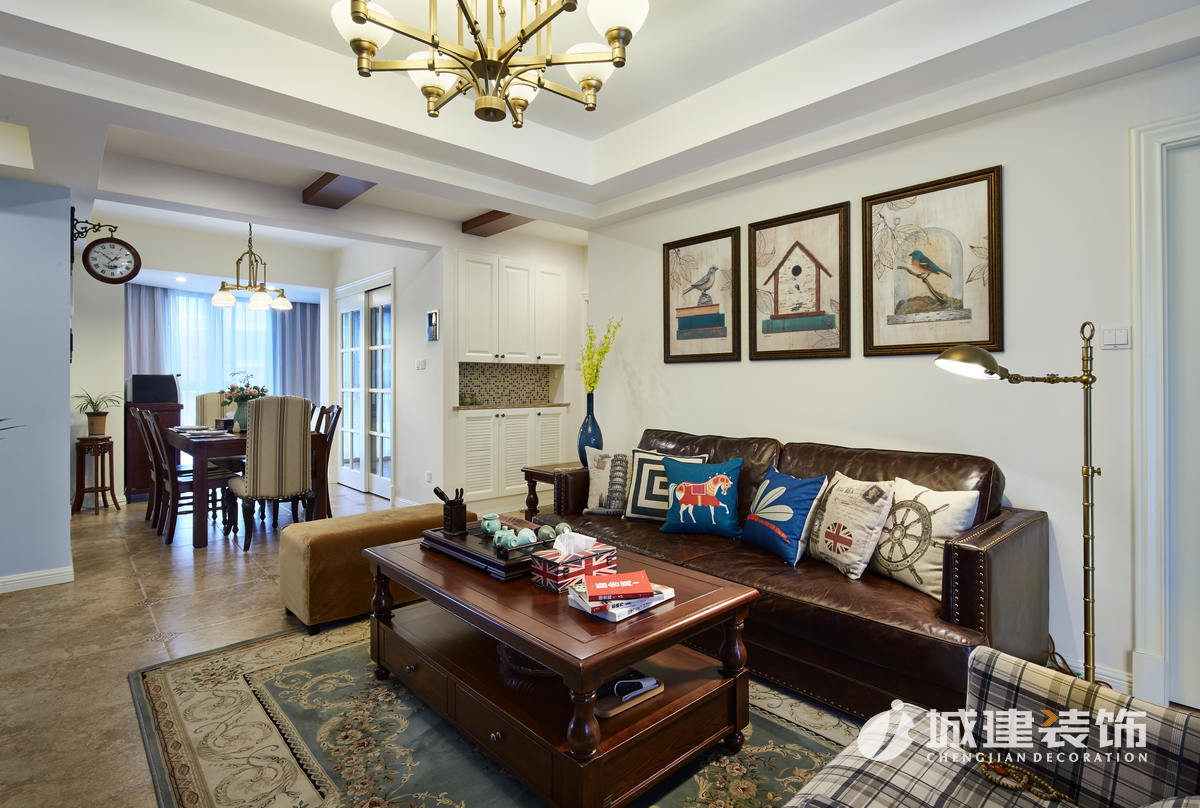 海歸小美之家-美林灣三室兩廳裝修案例