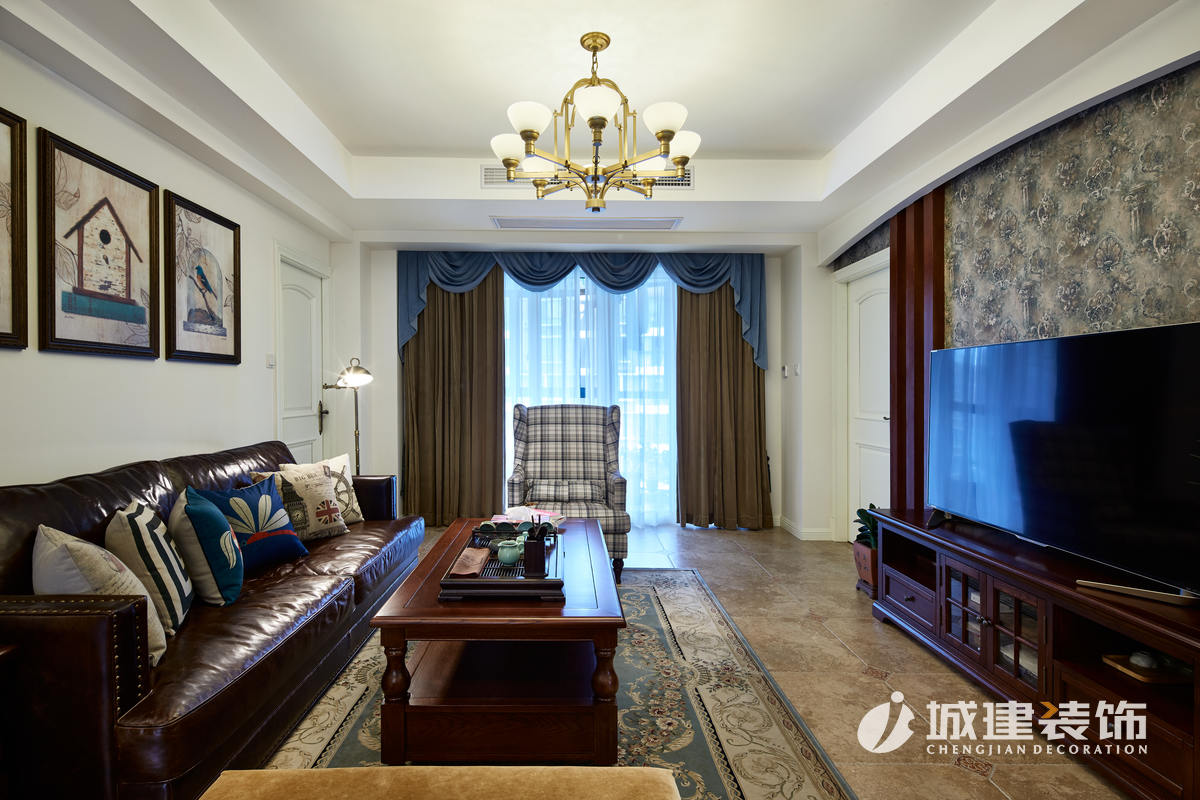 海歸小美之家-美林灣三室兩廳裝修案例