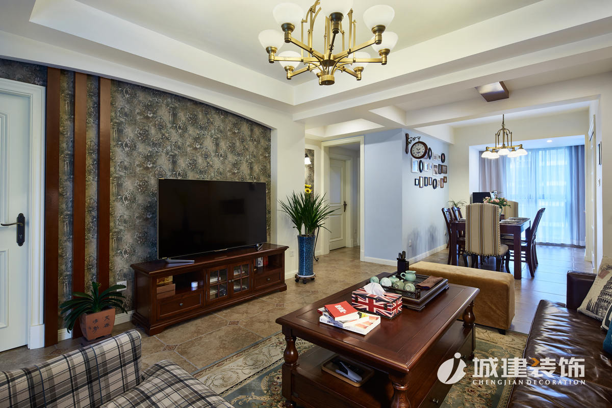 海歸小美之家-美林灣三室兩廳裝修案例