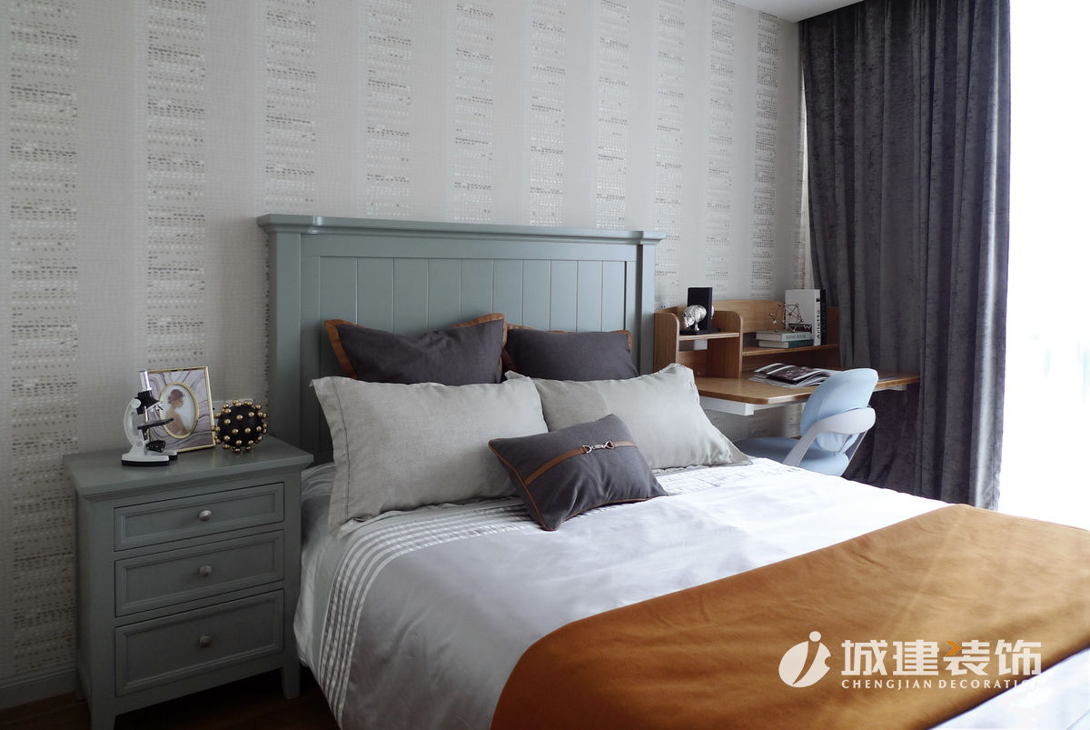 杭州公館160方美式家裝實(shí)景圖