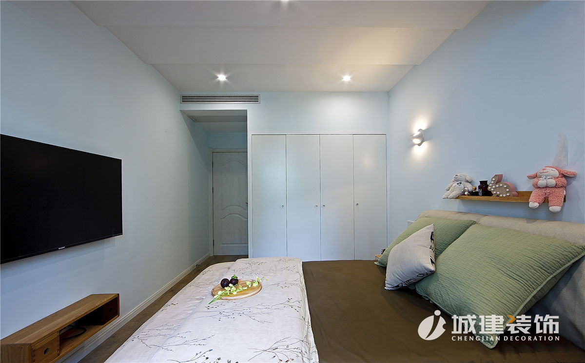 師苑新村70㎡北歐風(fēng)格兩室裝修案例