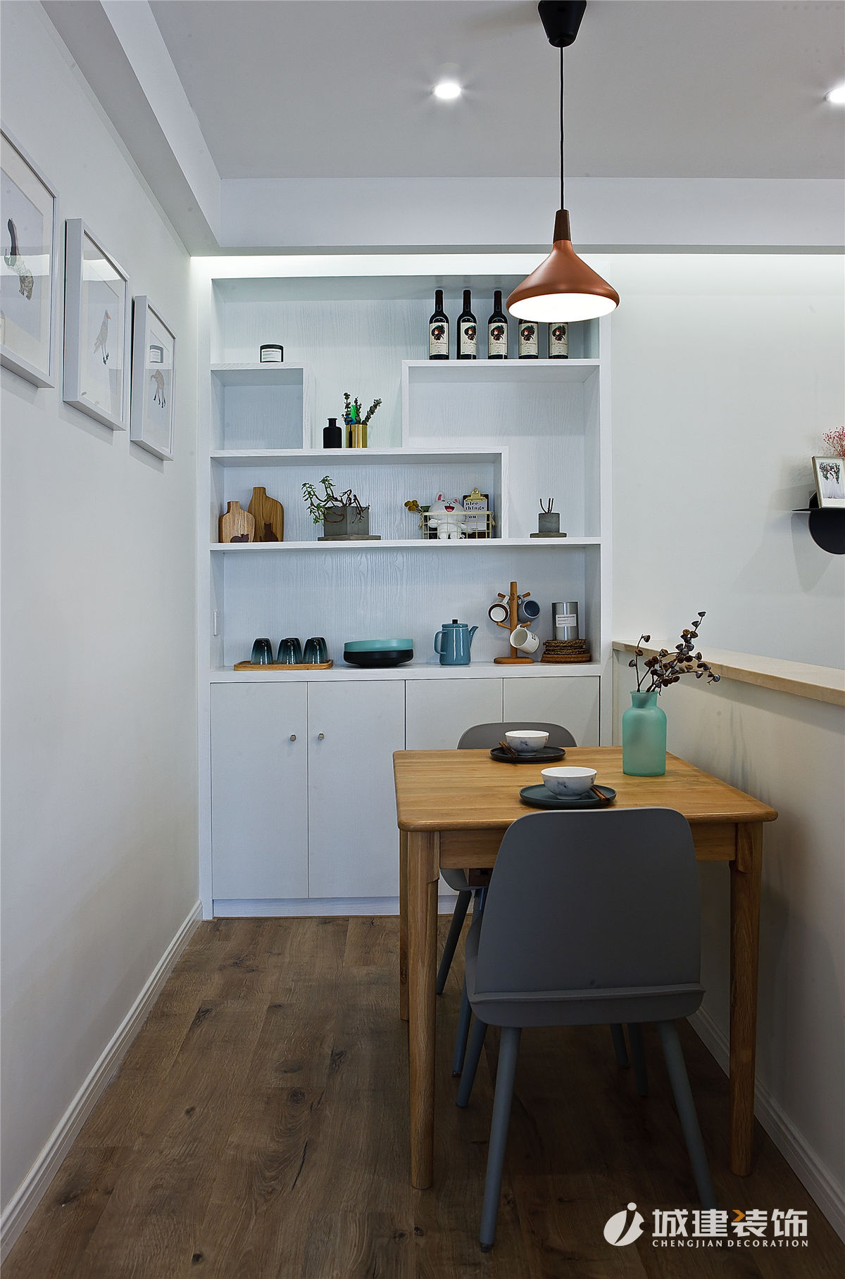 師苑新村70㎡北歐風(fēng)格兩室裝修案例