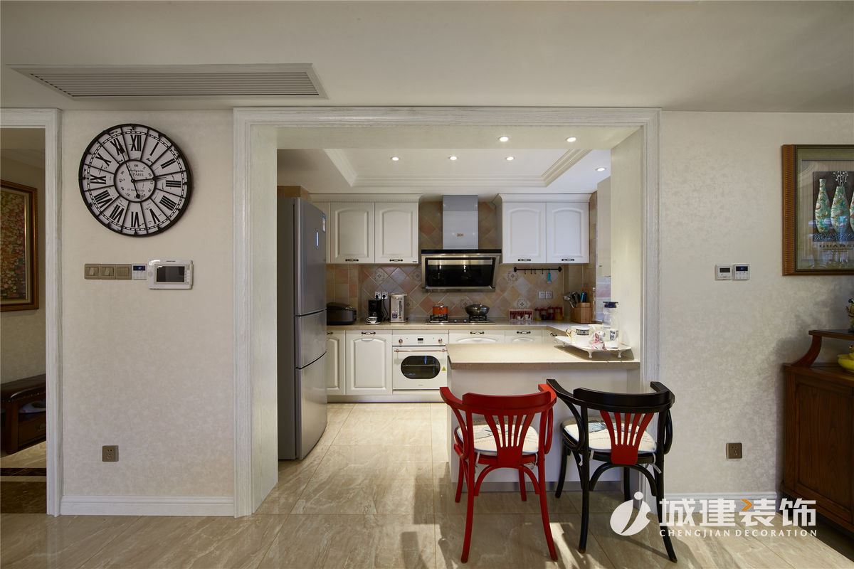 花園府150㎡四室美式家裝效果圖