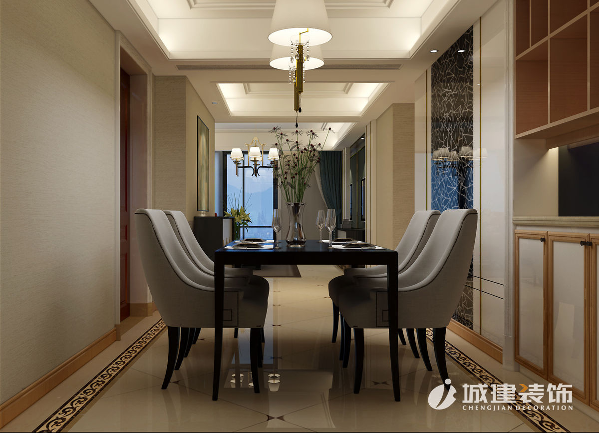 東方郡128方四室裝修效果圖