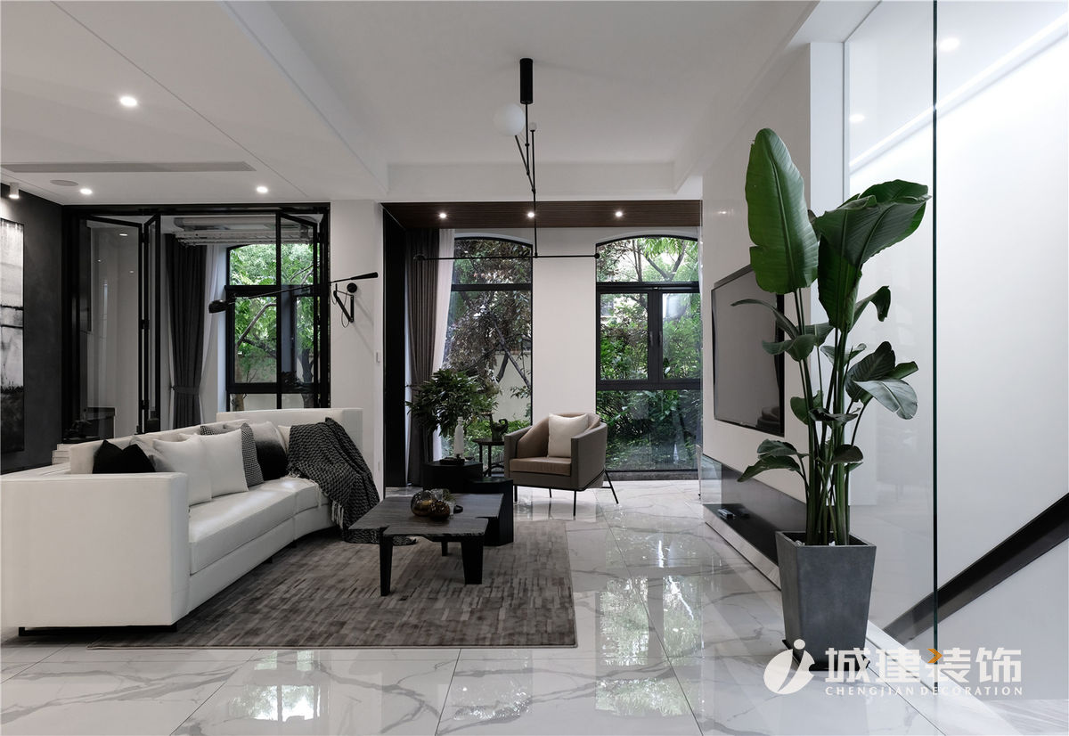 湖州綠城御園350㎡簡(jiǎn)約實(shí)景圖