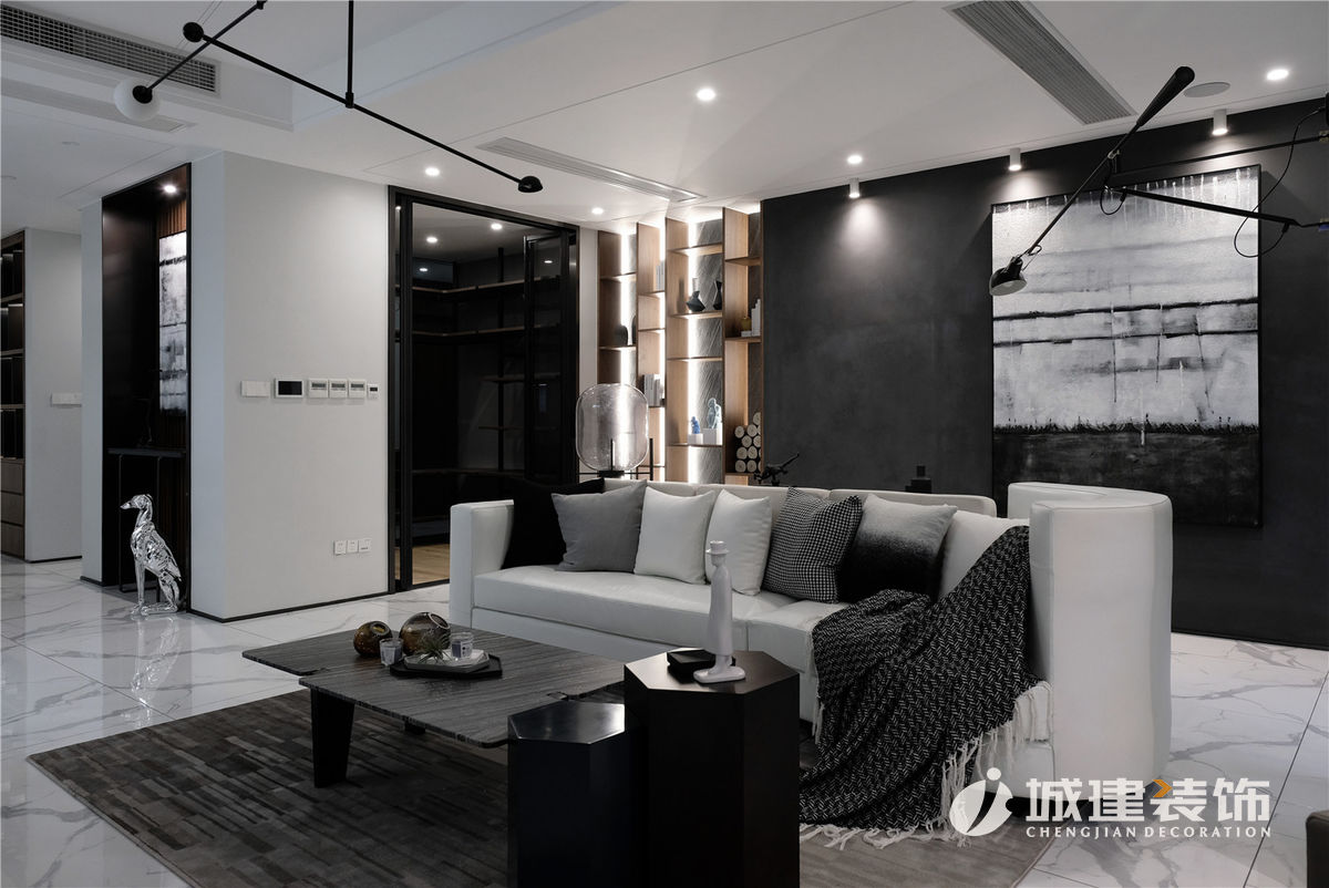 湖州綠城御園350㎡簡(jiǎn)約實(shí)景圖