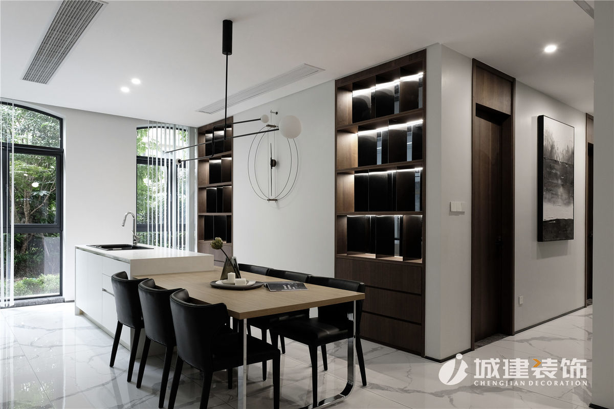 湖州綠城御園350㎡簡(jiǎn)約實(shí)景圖