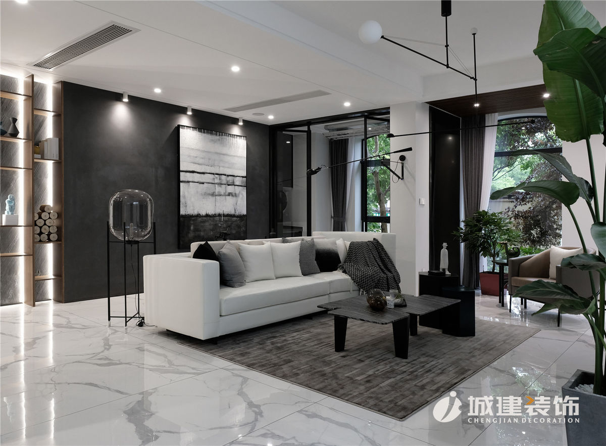 湖州綠城御園350㎡簡(jiǎn)約實(shí)景圖