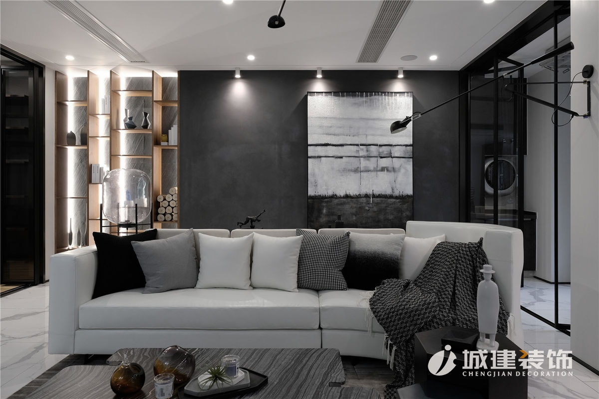 湖州綠城御園350㎡簡(jiǎn)約實(shí)景圖