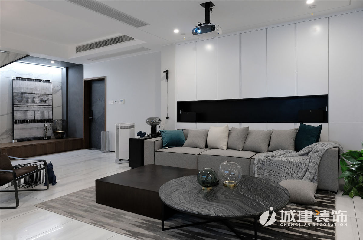 湖州綠城御園350㎡簡(jiǎn)約實(shí)景圖