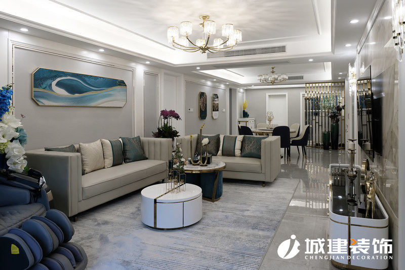 柳營花園小區(qū)190平米現(xiàn)代輕奢風格裝修案例圖 柳營花園小區(qū)190平米現(xiàn)代輕奢風格裝修案例圖