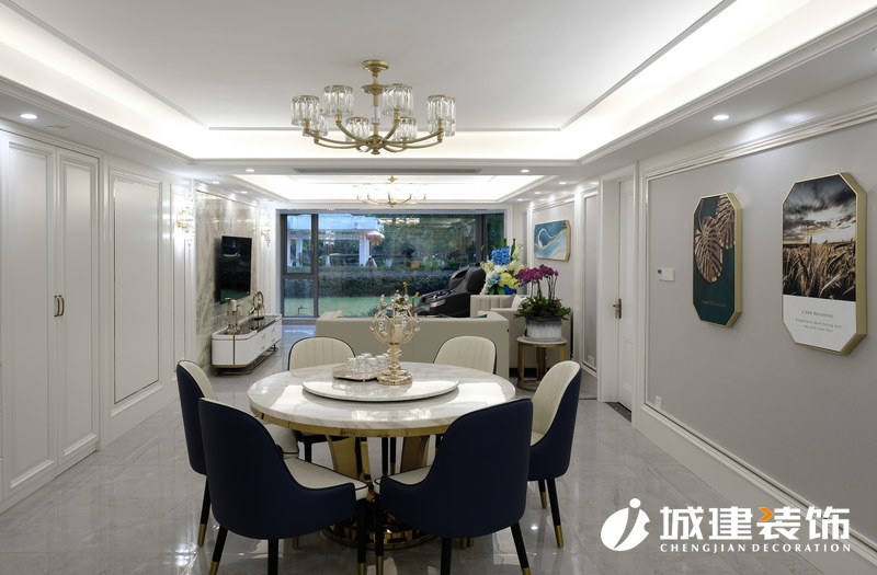 柳營花園樣板間190平米現(xiàn)代輕奢風格裝修案例圖 柳營花園樣板間190平米現(xiàn)代輕奢風格裝修案例圖